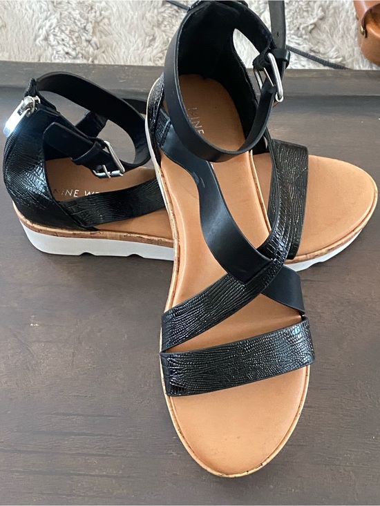 Nine West Shoes - Nine West Black BEEME3 Sandals